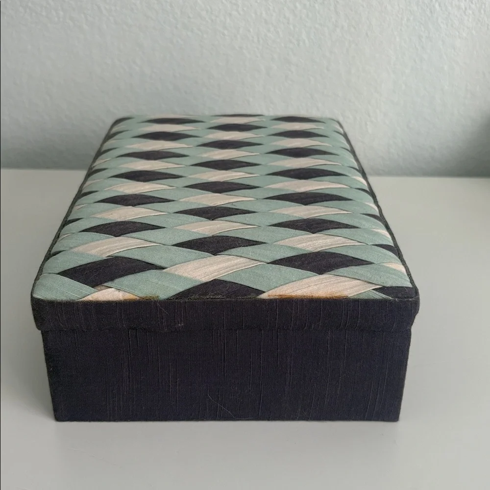 Anthropologie Fabric Jewelry Box